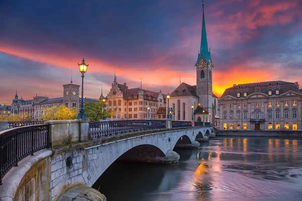 Cityscape image of Zurich